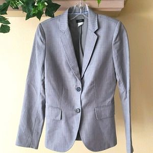 j. crew • pinstriped suit jacket